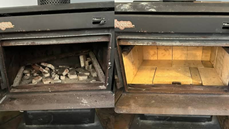 Firebricks replaced